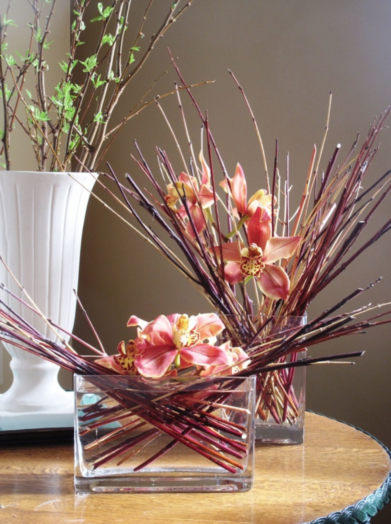 Икебаны японские весенние