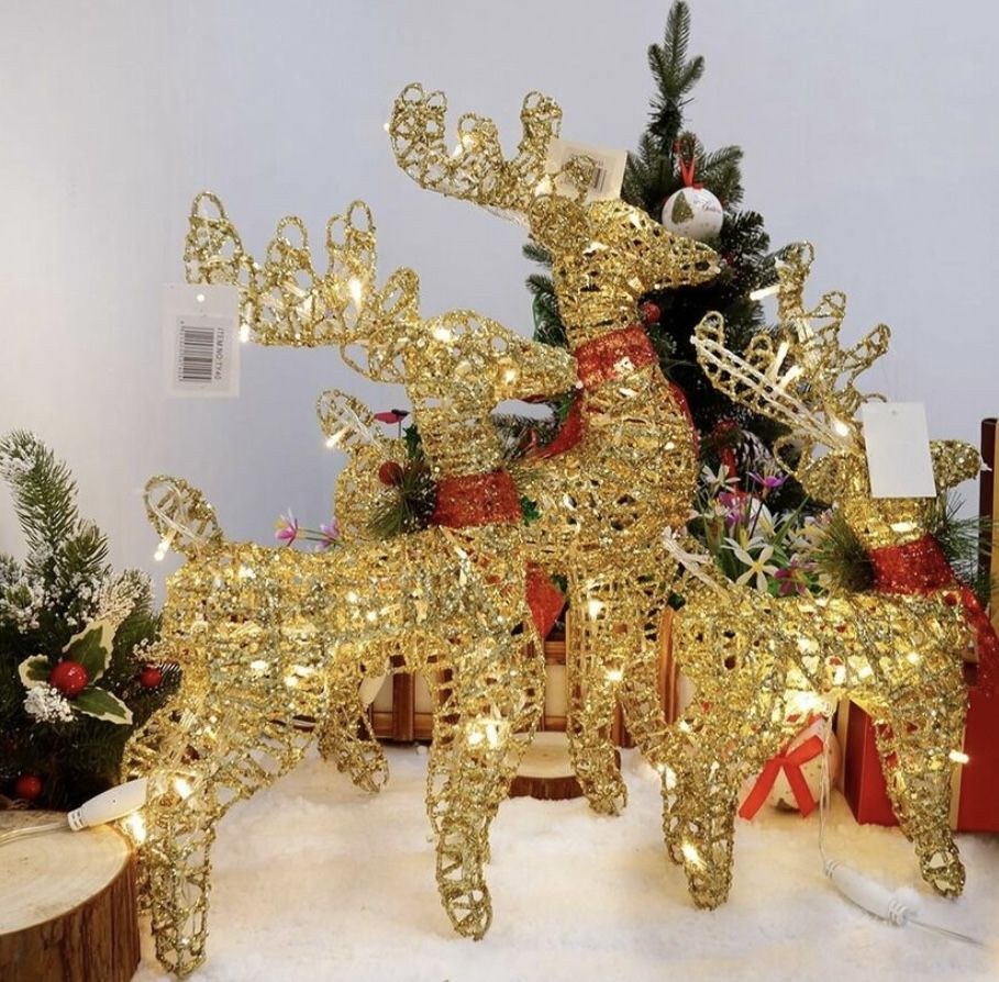 Набор елочных игрушек Golden Deer