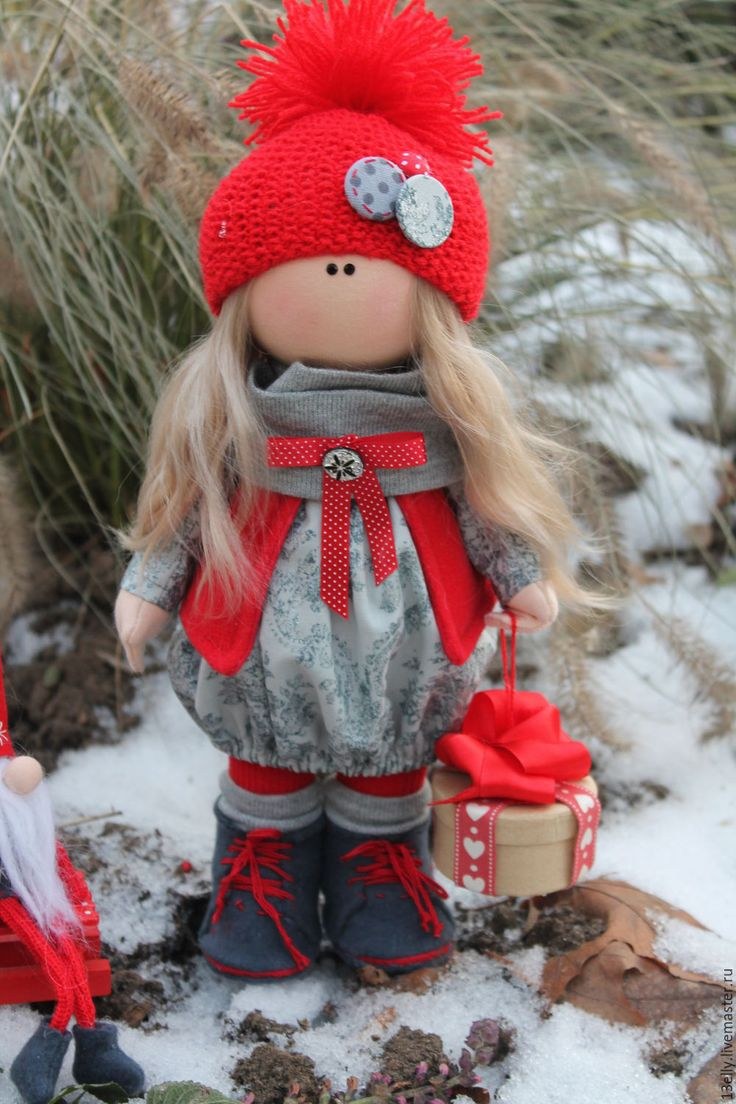 Мягкая кукла Новогодняя