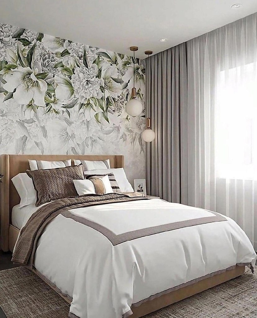 Декор спальной комнаты
