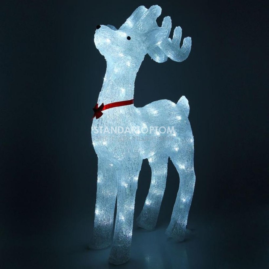 Новогодние олени светящиеся