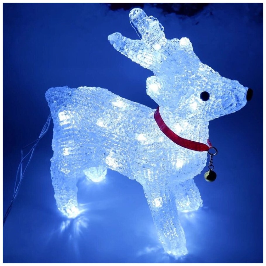 Новогодние светящиеся акриловые фигуры