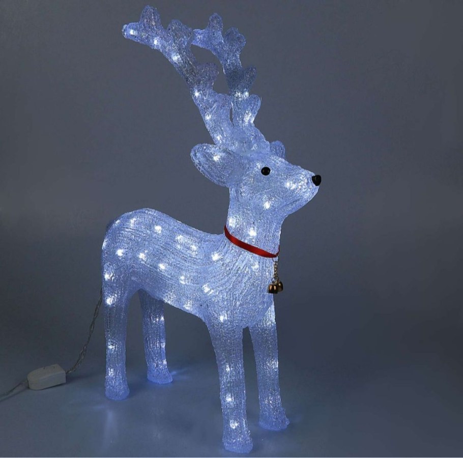 Фигура акрил. "Олень" 40х20х60 см, контр. С димером, 72 led, 220v