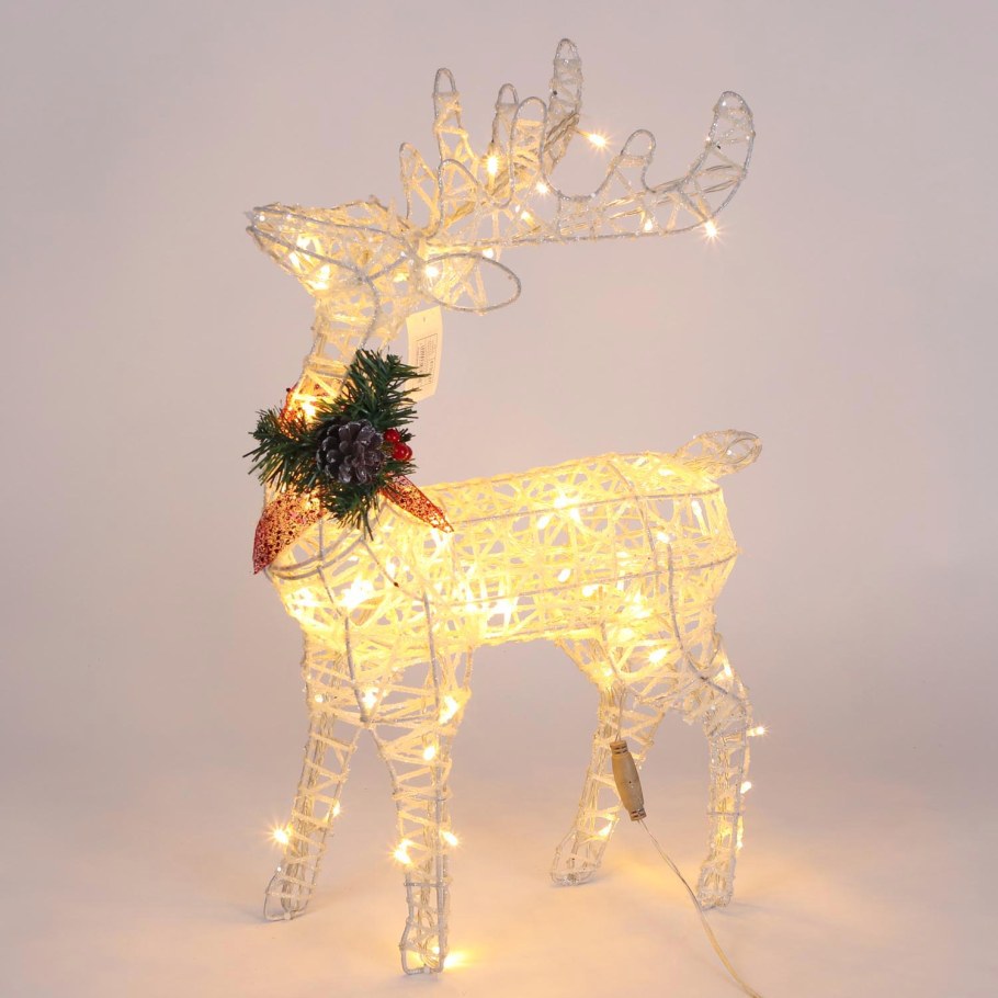 Юла статуэтка олень из цветного стекла