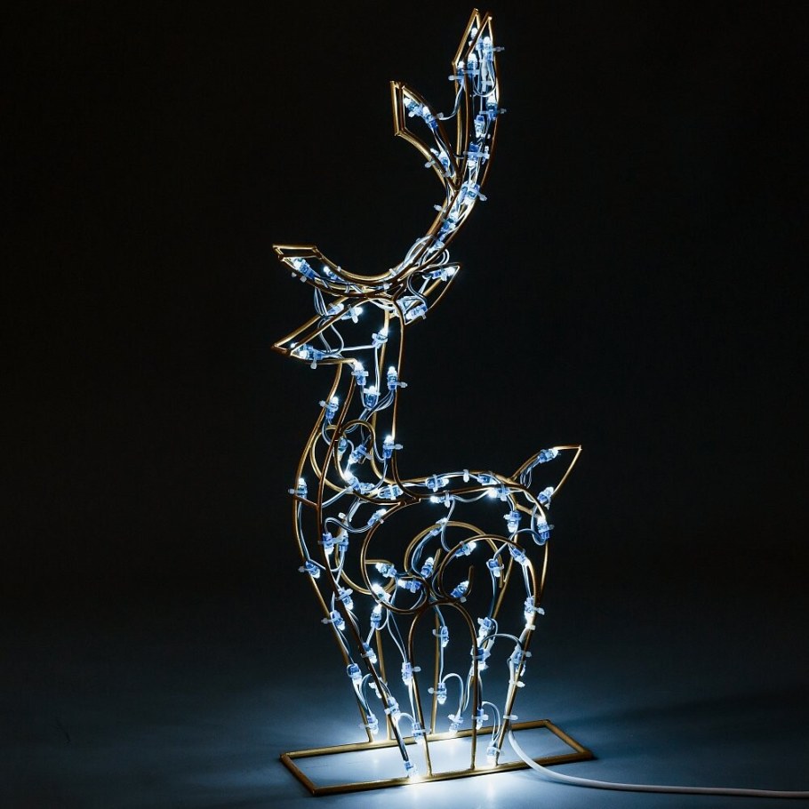 Фигура олень 70см каркасная светодиодная