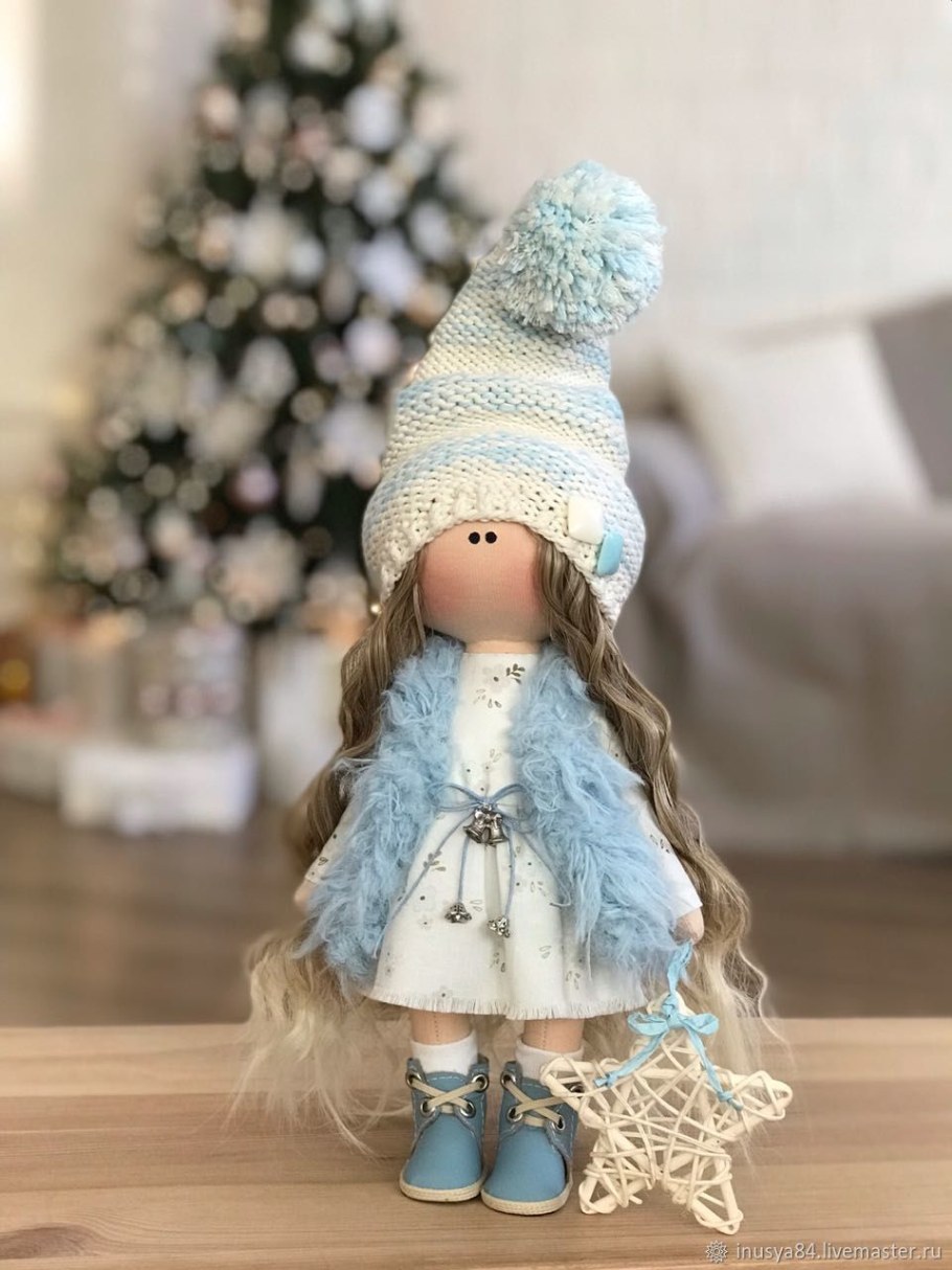 Кукла Снежка Новогодняя