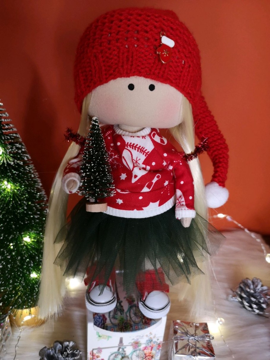 Новогодние куклы интерьерные