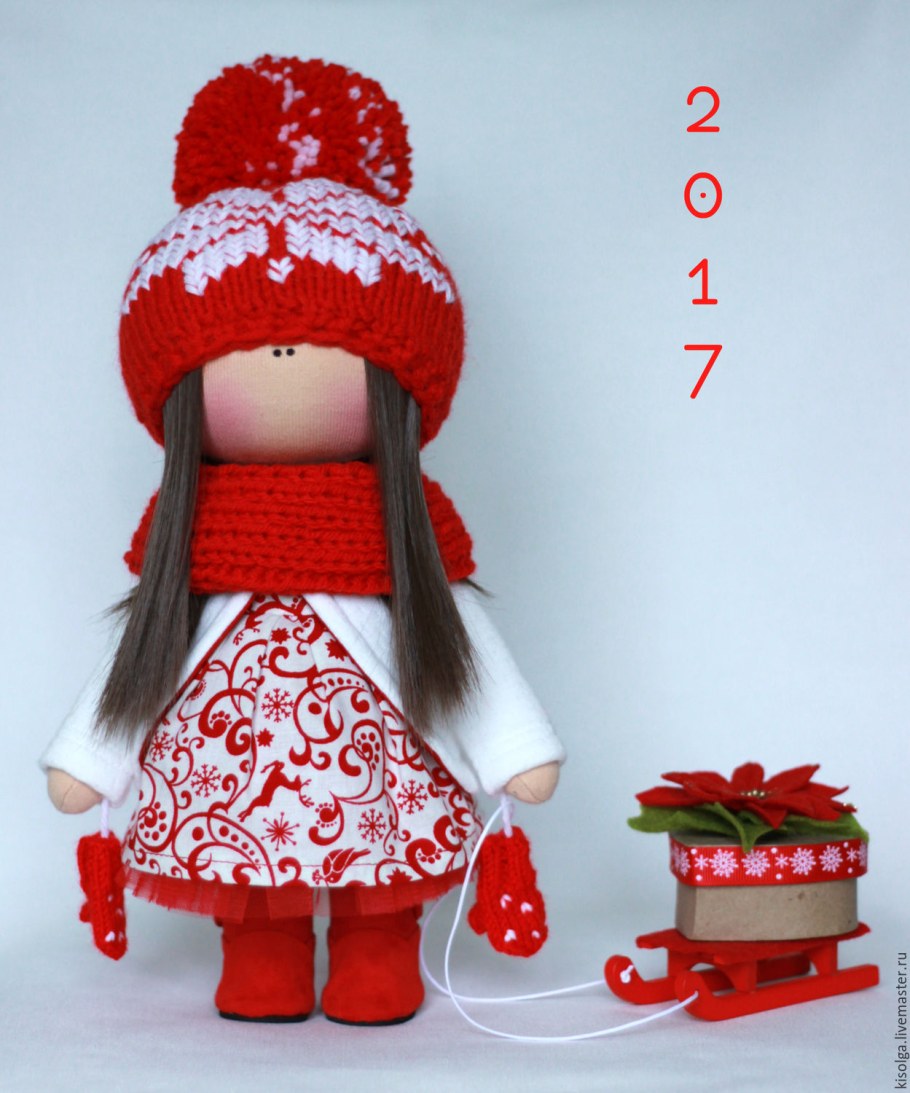 Новогодние куклы интерьерные