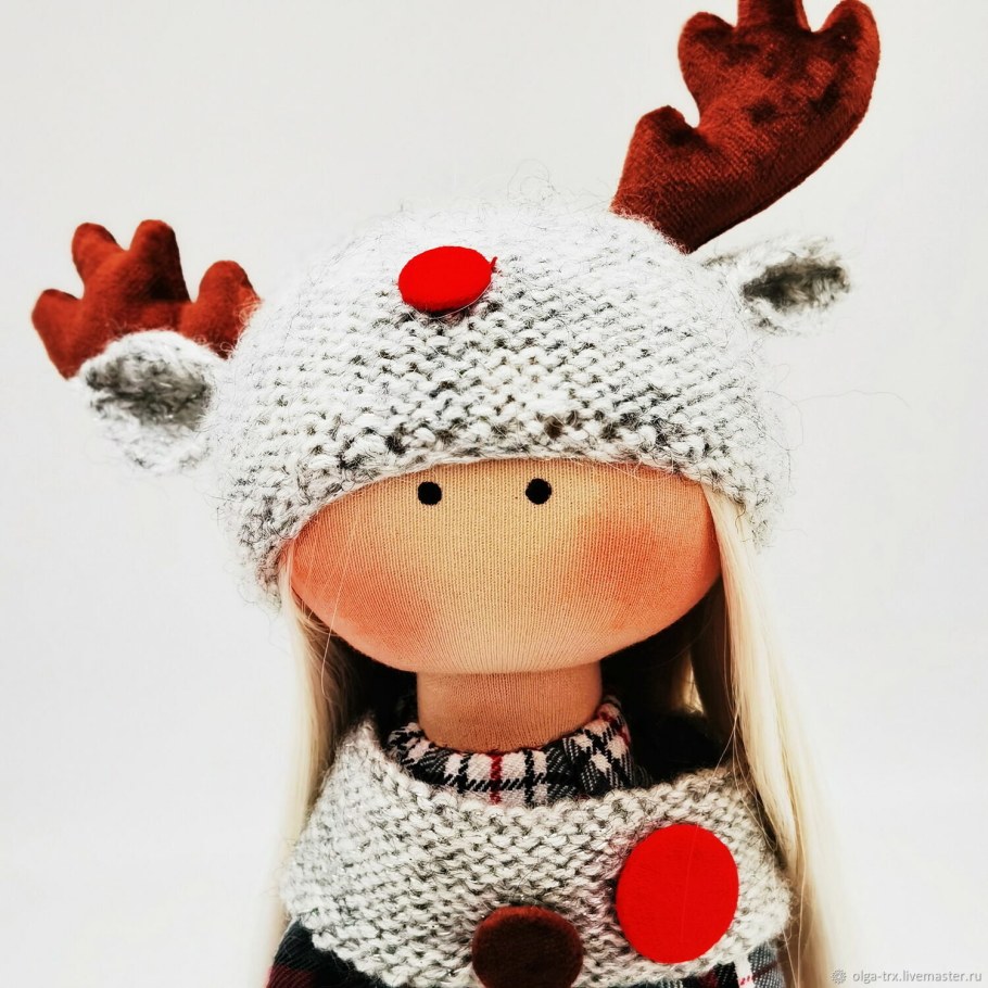 Олень кукла фото