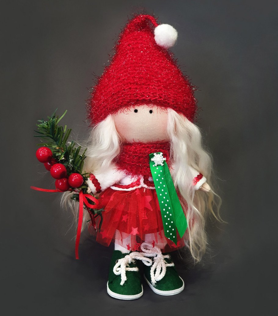 Куколки интерьерные новогодние