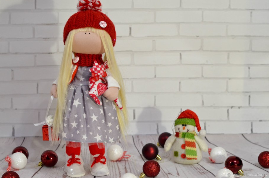 Новогодние текстильные куклы