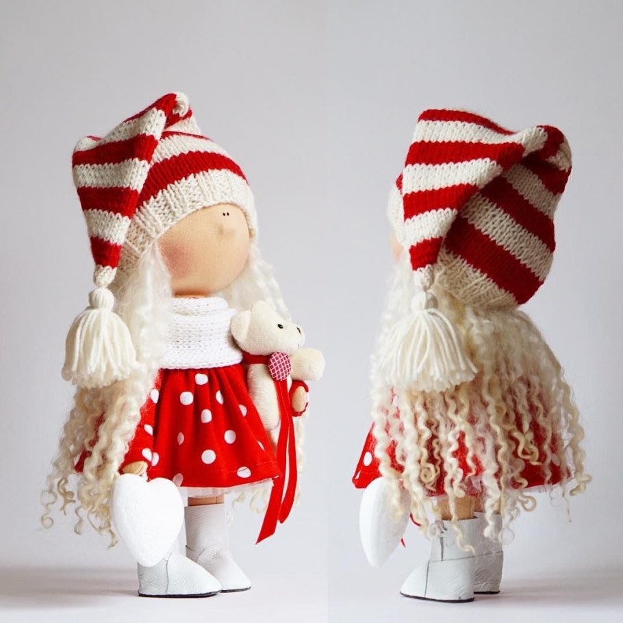 Новогодние куклы интерьерные