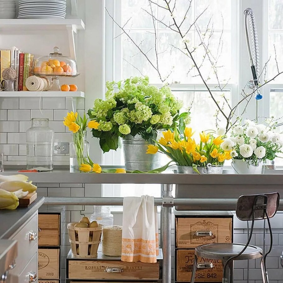 Цветы на кухне