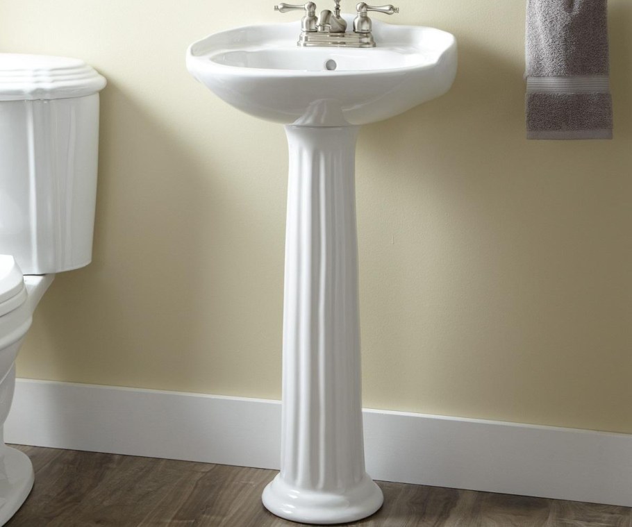 Раковина тюльпан с пьедесталом