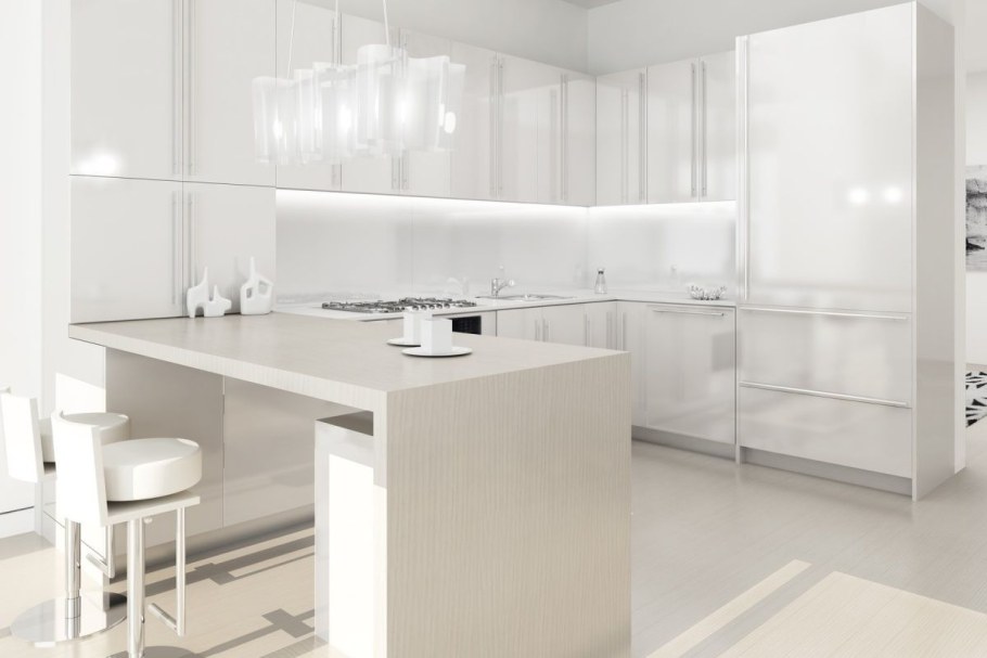 Белые кухни