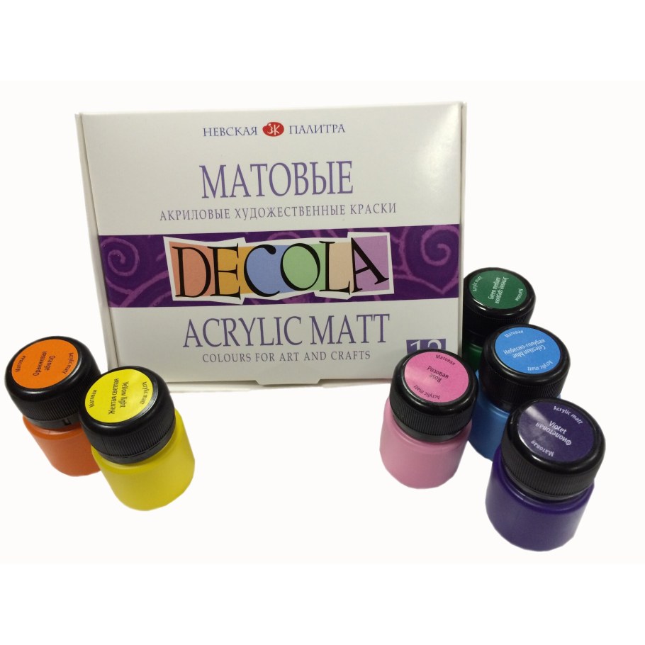 Набор акрил матовый Декола 6*20 мл