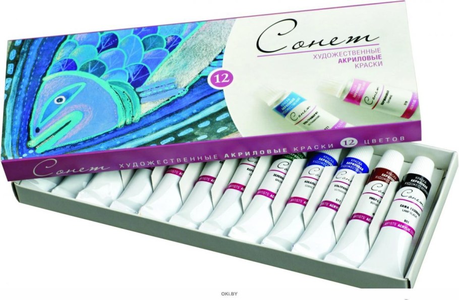 Невская палитра акриловые краски Сонет