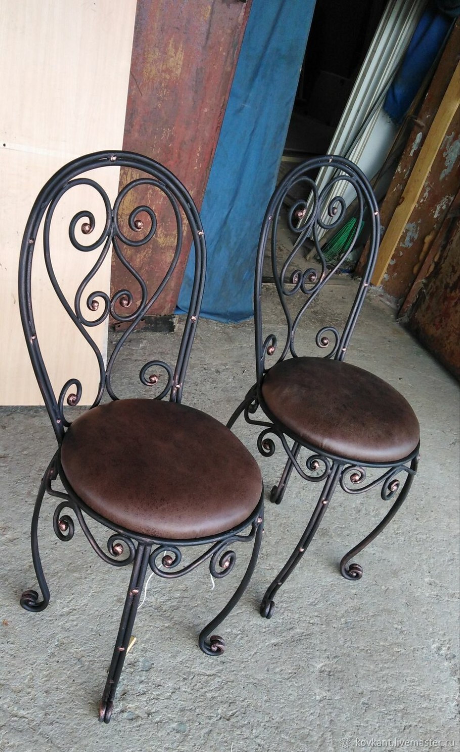 Стулья из ковки