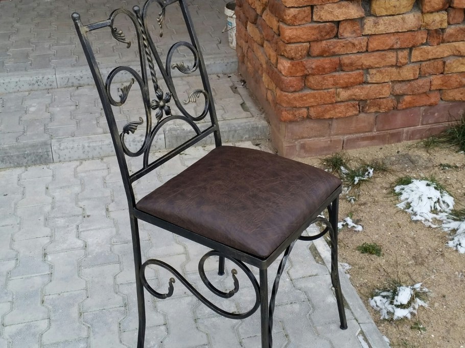 Табурет кованый 80/40/40 КОВМАНГАЛ 119