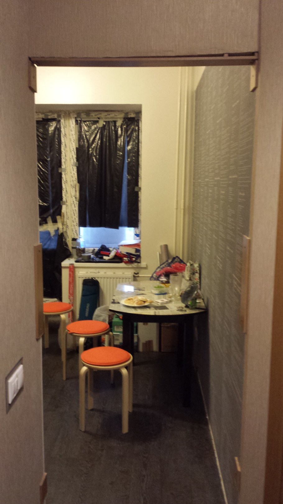 Проем на кухню без двери