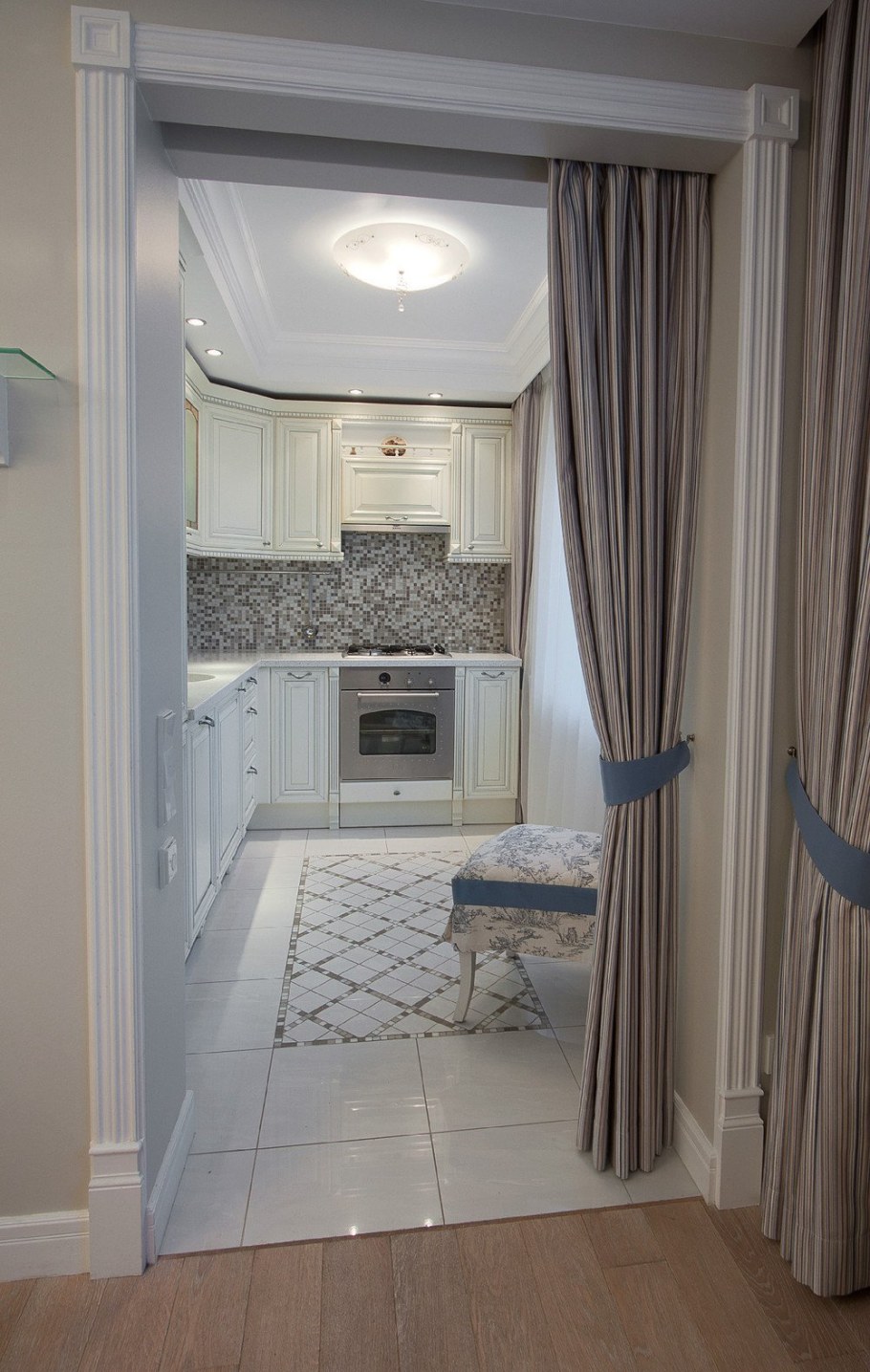 Проем на кухню без двери