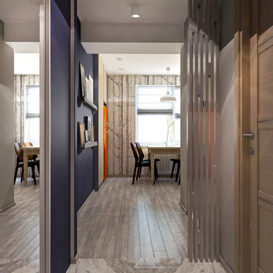 Кухня без двери в коридор