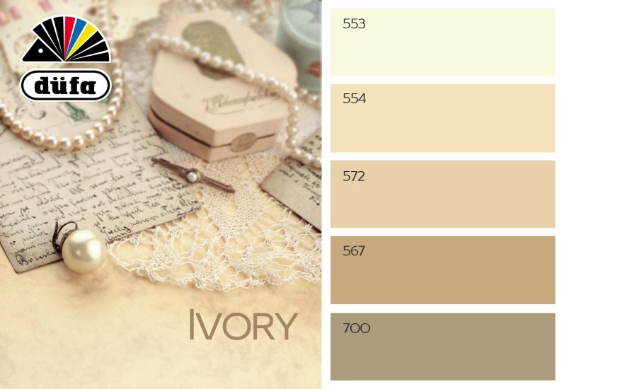 Цвет айвори палитра