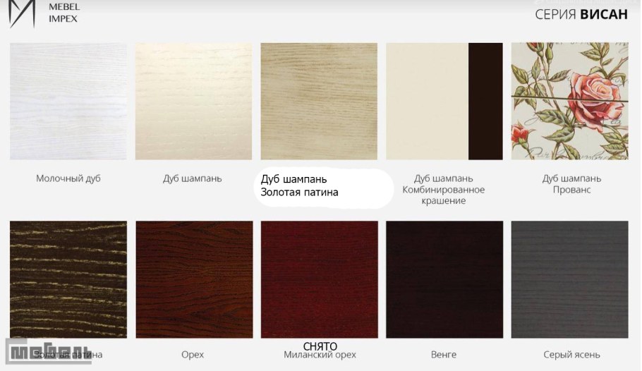 Молочный цвет МДФ