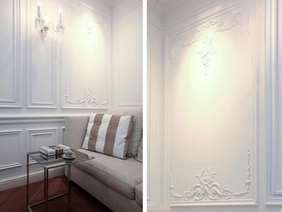 Декор стен лепниной