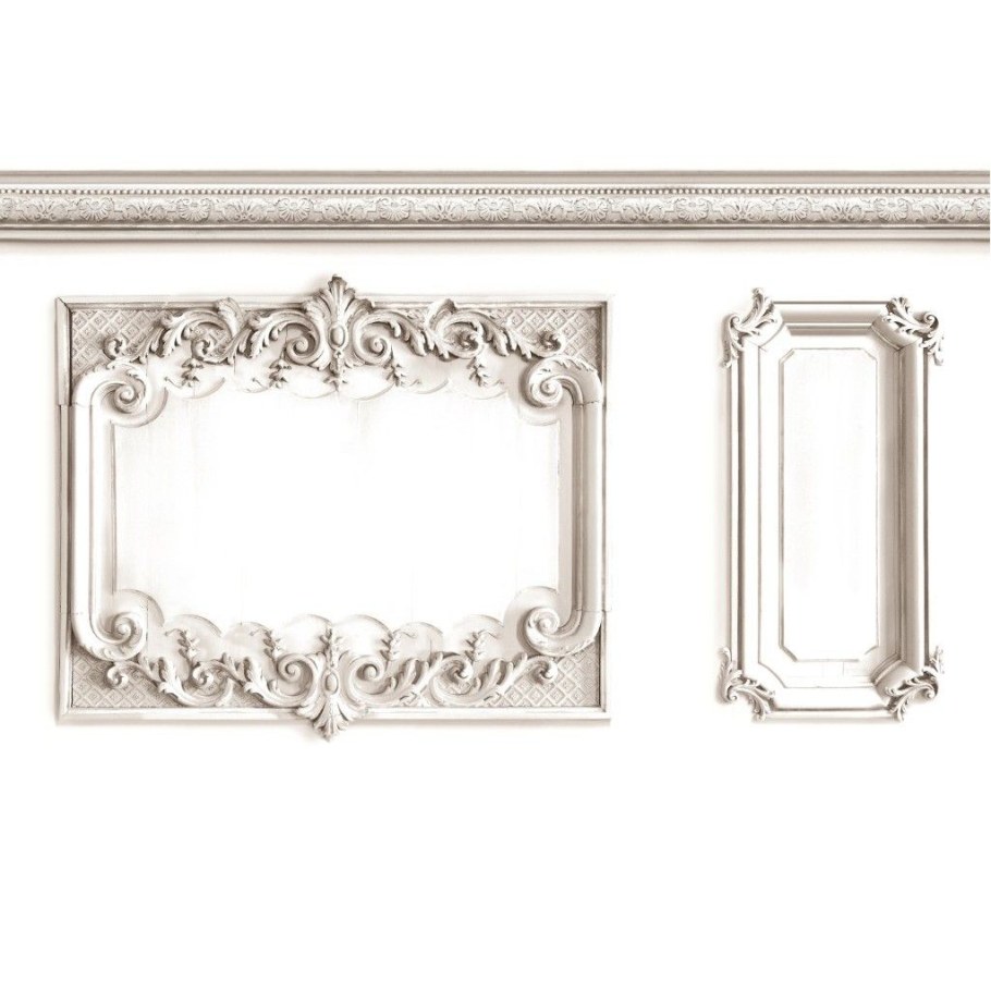 Гипсовые рамки на стенах