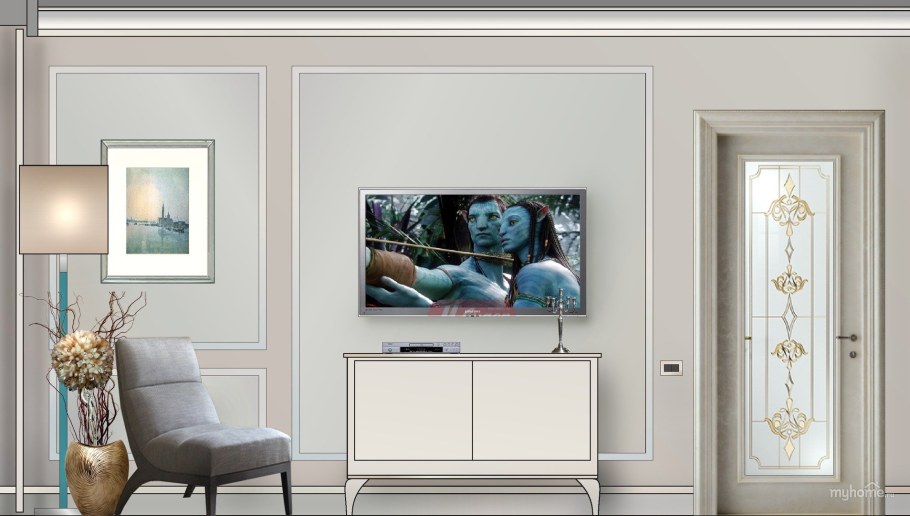 Молдинги и выключатели в интерьере