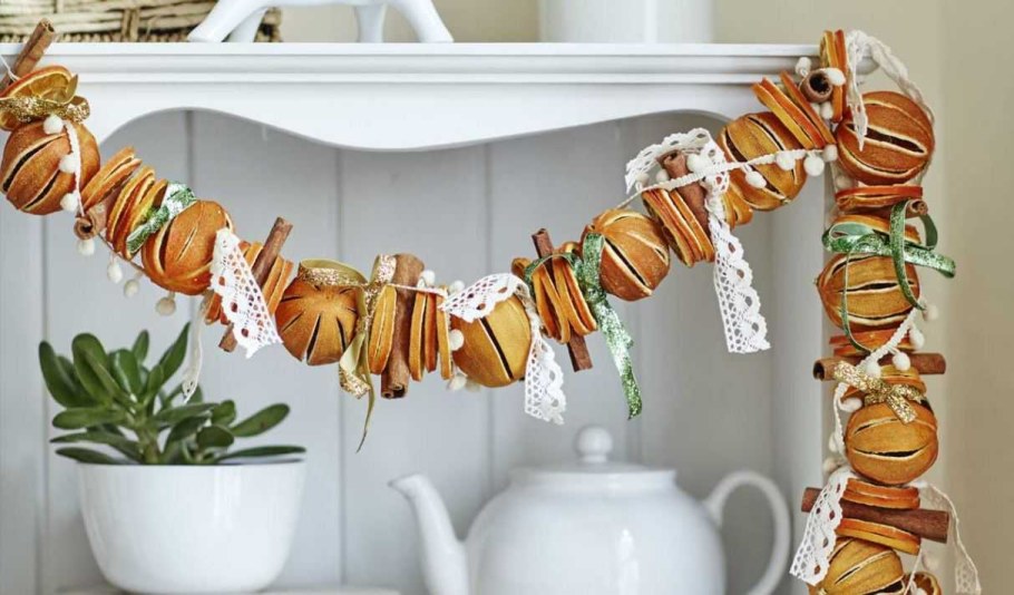 Гирлянда из цитрусовых