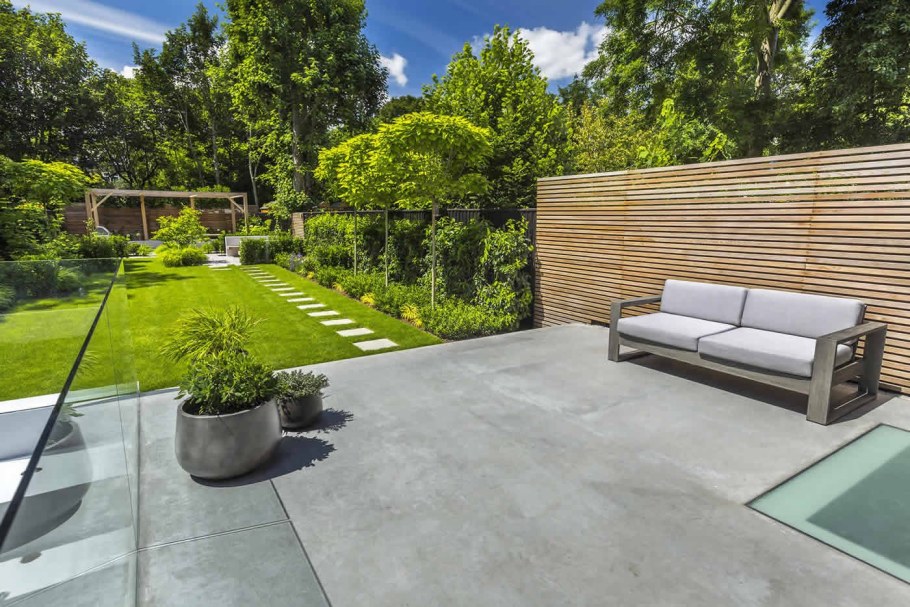 Бетон в ландшафте