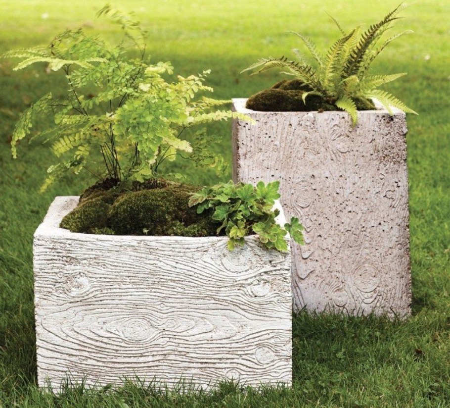 Кашпо из цемента