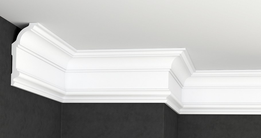 Арт. 90414086комплект потолочных плинтусов Glanzepol GP-71, 2000х69х155мм,