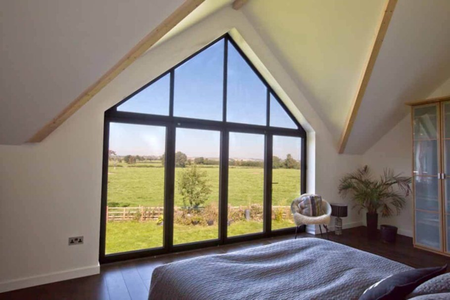 Мансарда с панорамными окнами