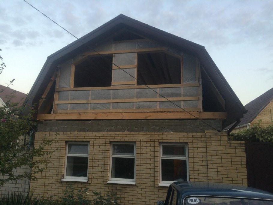 Мансарда вид снаружи