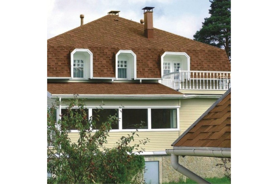 Katepal черепица Rocky 3,0 м2 спелый каштан