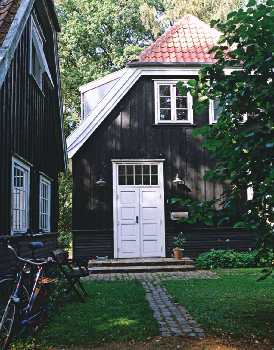 Розовый дом и черный дом Мем