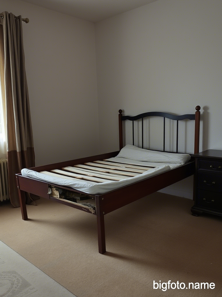 Сломанная кровать (60 фото)