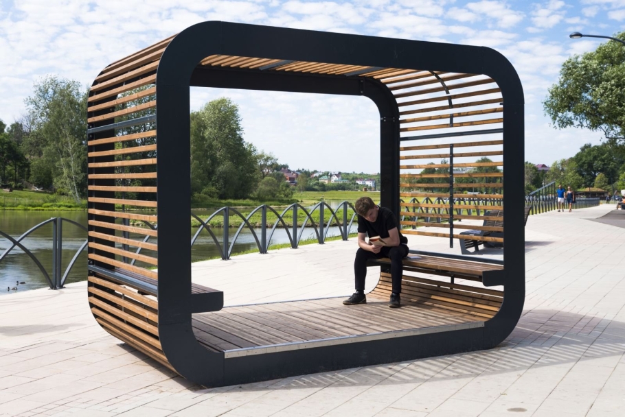 Беседка куб пергола