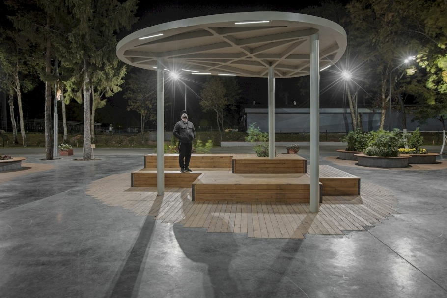 Теневой навес парковый пергола