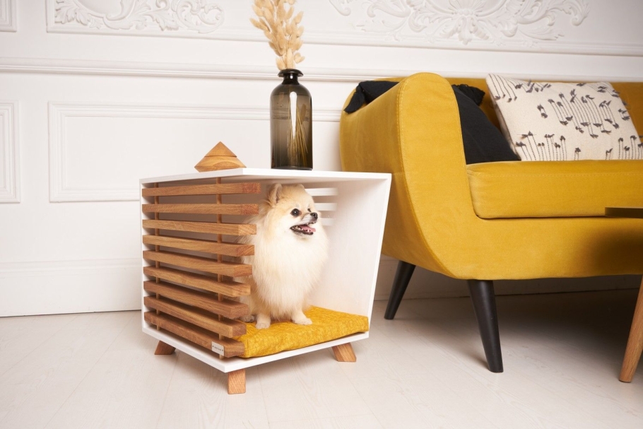 Тумба с домиком для кошки